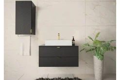 Concept 55 Baderom-Glenndale Tvättställsskåp Black Svart