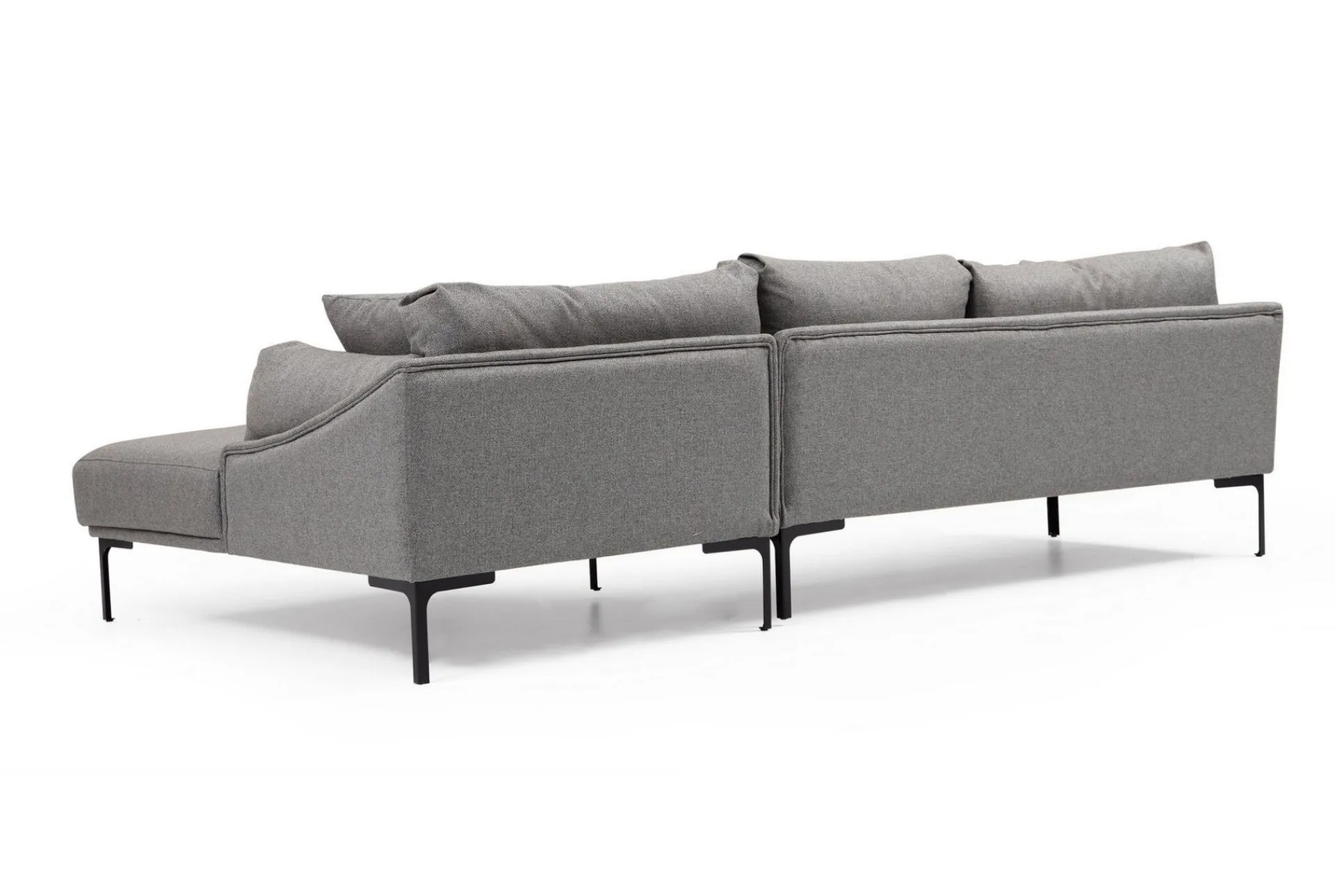 Sofa Med Sjeselong-Glenure Sofa m. Divan 4-seters Grey