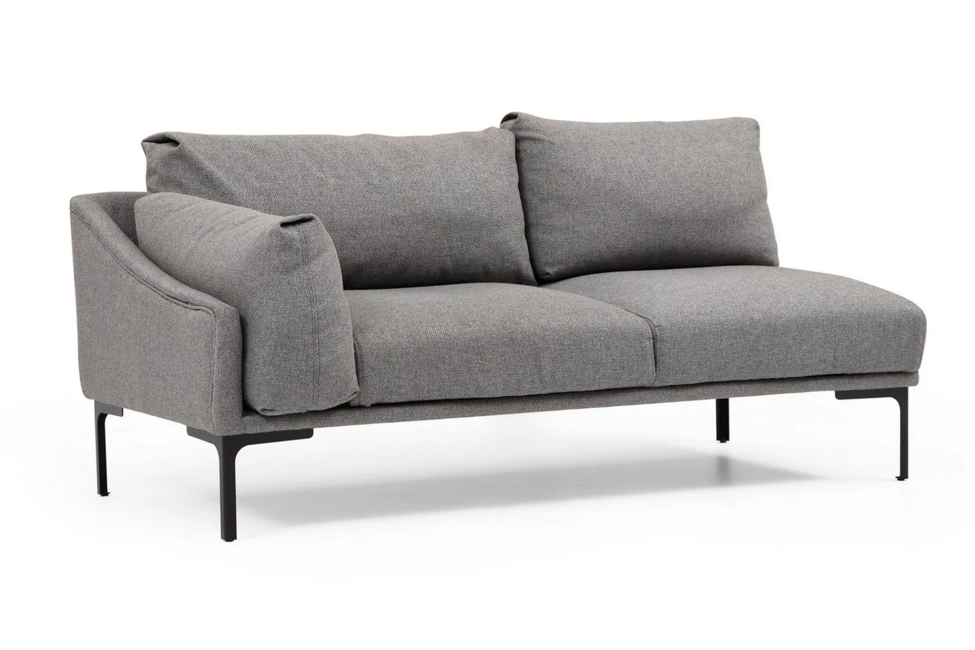 Sofa Med Sjeselong-Glenure Sofa m. Divan 4-seters Grey