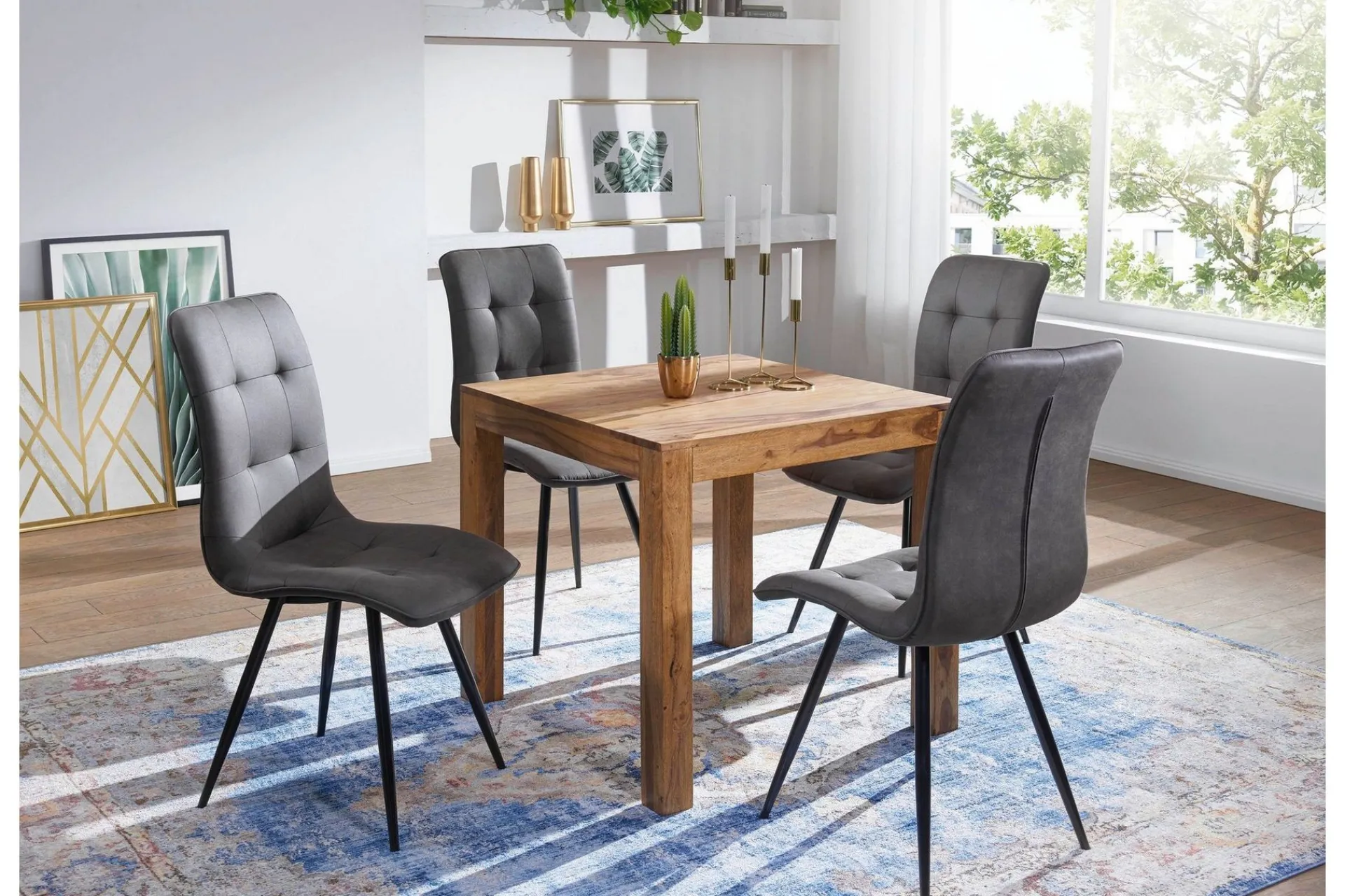 Wohnling Spisebord & Kjøkkenbord-Gliwski Spisebord 80 cm Tre/Natur