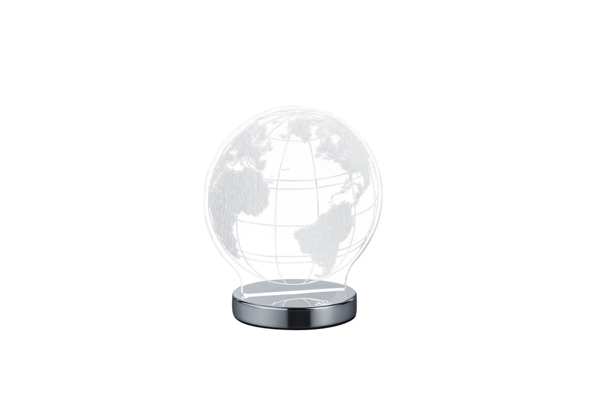 Trio Lighting Bordlampe-Globe Bordlampe LED- Krom