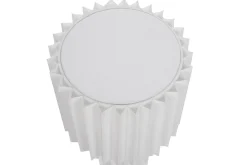 Nattbordslampe|Bordlampe-Gozocap Bordlampe 40 cm E27 Hvit