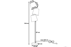 Grande Gulvlampe 164 cm