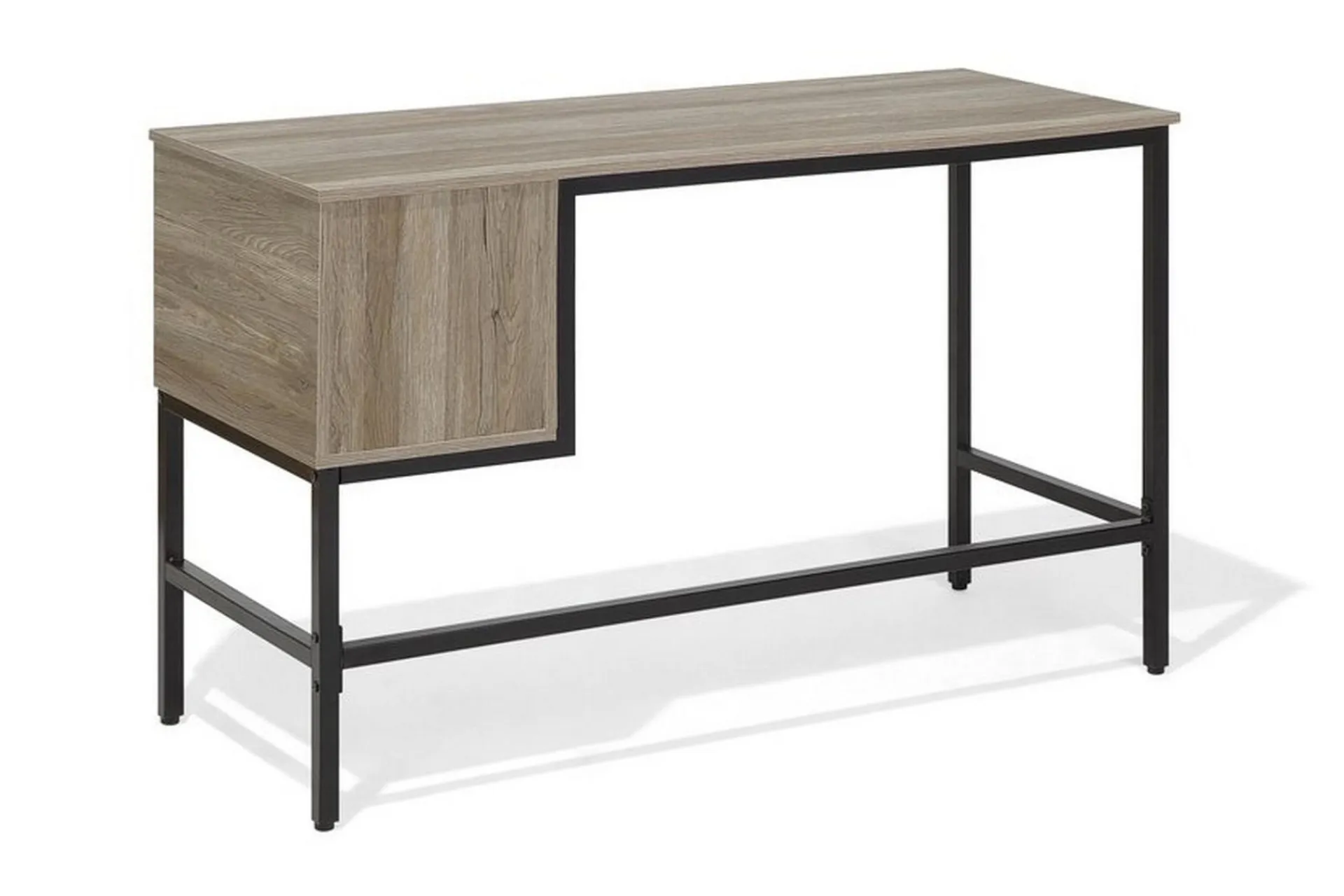 Grantha Skrivebord 120 cm med Oppbevaring 2 Skuffer