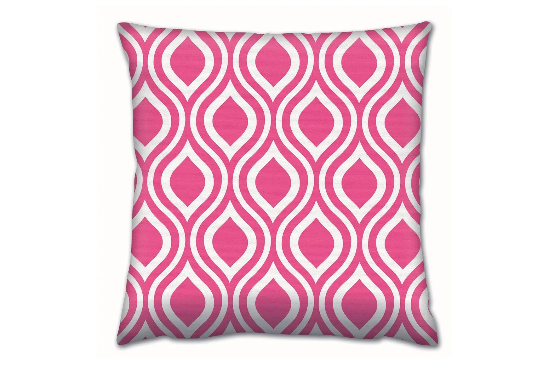 Pynteputer-Gravel Pute 43x43 cm Rosa/Hvit