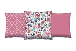 Pynteputer-Gravel Pute 43x43 cm 3-pack Flerfärgad