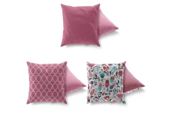 Pynteputer-Gravel Pute 43x43 cm 3-pack Flerfärgad