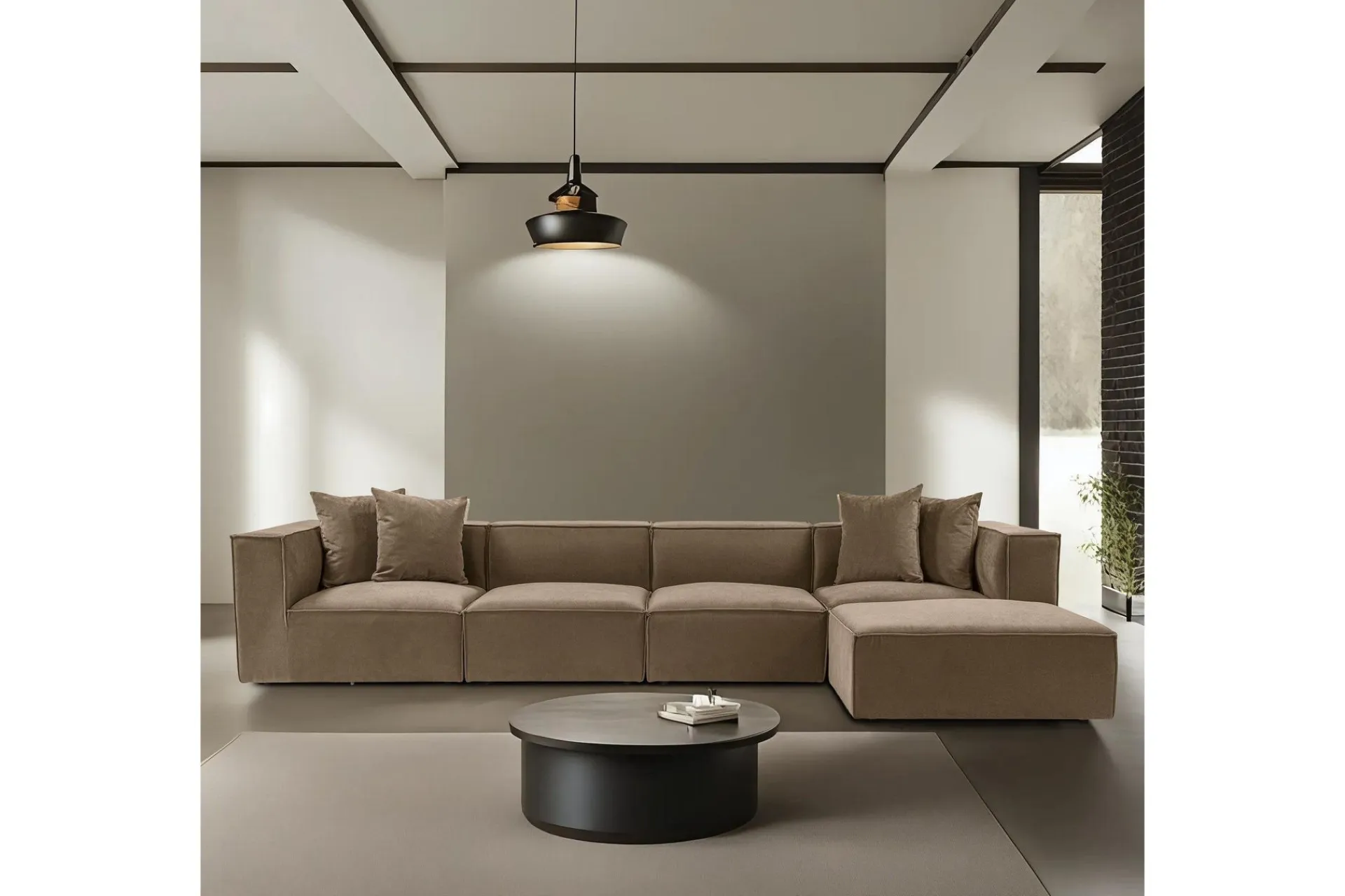 Gregor Sofa med Sjeselong 4-seter