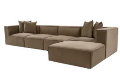 Gregor Sofa med Sjeselong 4-seter