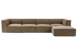 Gregor Sofa med Sjeselong 4-seter