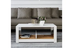 Sofabord-Griselda Sofabord 90 cm Hvit,Eik