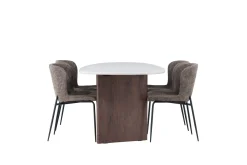 Venture Home Grönvik Spisegruppe 180 cm Oval med 4 Modesto Stoler