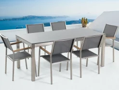 Grosseto Hagegruppe Med Bord + 6 Stoler