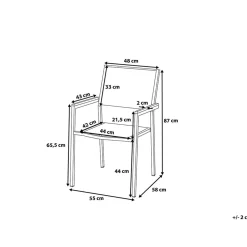 Spisegrupper Hage-Grosseto Hagegruppe Med Bord + 6 Stoler Svart