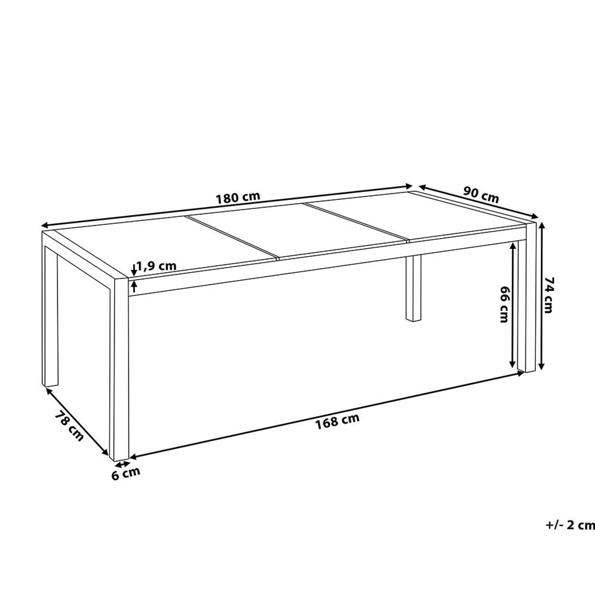 Spisegrupper Hage-Grosseto Hagegruppe Med Bord + 6 Stoler Grey