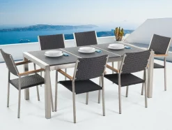 Grosseto Hagemøbel 1 Bord + 6 Stoler