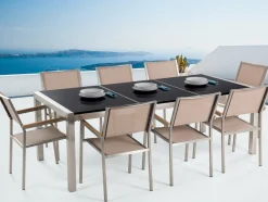 Grosseto Hagemøbel 1 Bord + 8 Stoler