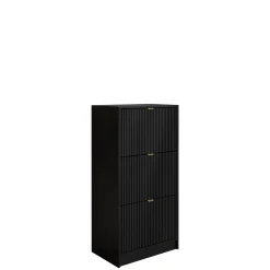 Skohylle & Skostativ|Gangoppbevaring-Gudelia Skoskap 60 cm svart