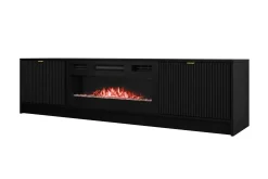 Tv-Skap|Tv-Benk & Mediabenk-Gudelia TV-benk 182 cm Svart