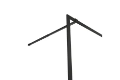 Baderom-Gullebo Glassvegg 200 cm Svart