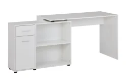 Wohnling Kontorbord-Gulshan skrivebord 120 cm Hvit