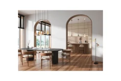 Trio Lighting Stuelampe|Soveromslampe-Gulvlampe TRIO Agudo Mangefarget Flerfarget