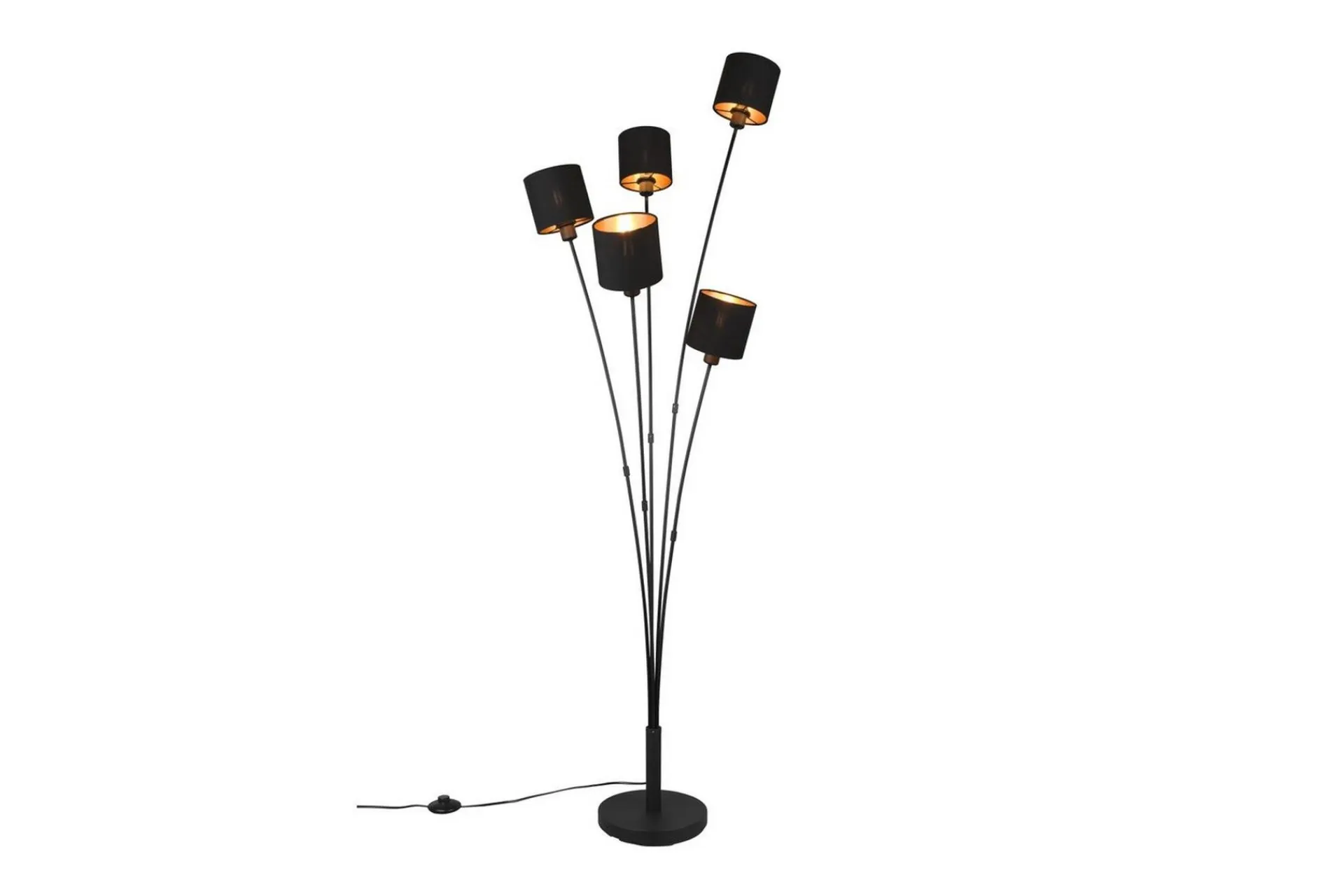 Trio Lighting Elektrisk Materiell & Energi|Soveromslampe-Gulvlampe TRIO Tommy Svart