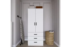 Garderober & Garderobesystem-Haaken Garderobe 60x174,8 cm Matt hvit