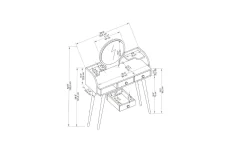 Habiba Sminkebord 93,6 cm