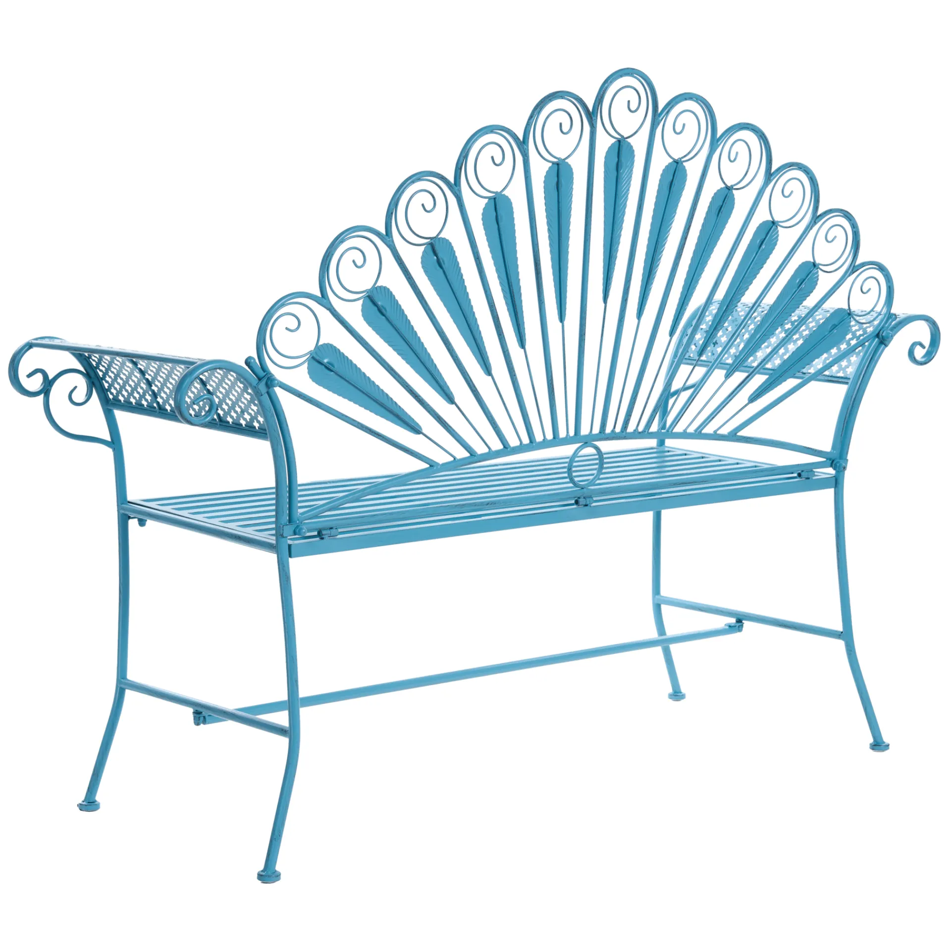 Benker-Hagebenk Pavia 146 cm Jern Blå