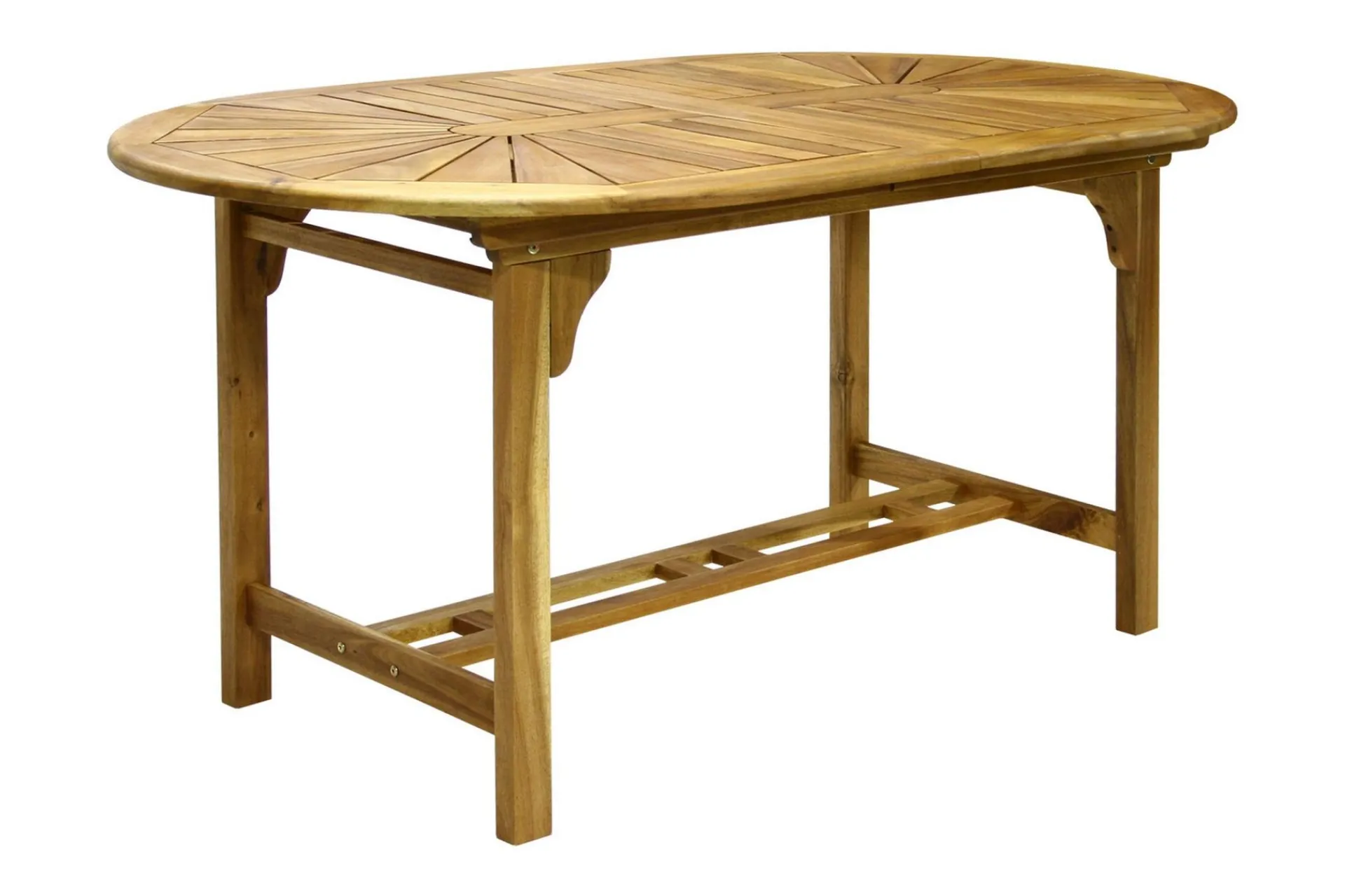 Spisegrupper Hage-Hagegruppe FINLAY bord og 6 stoler Tre/Natur