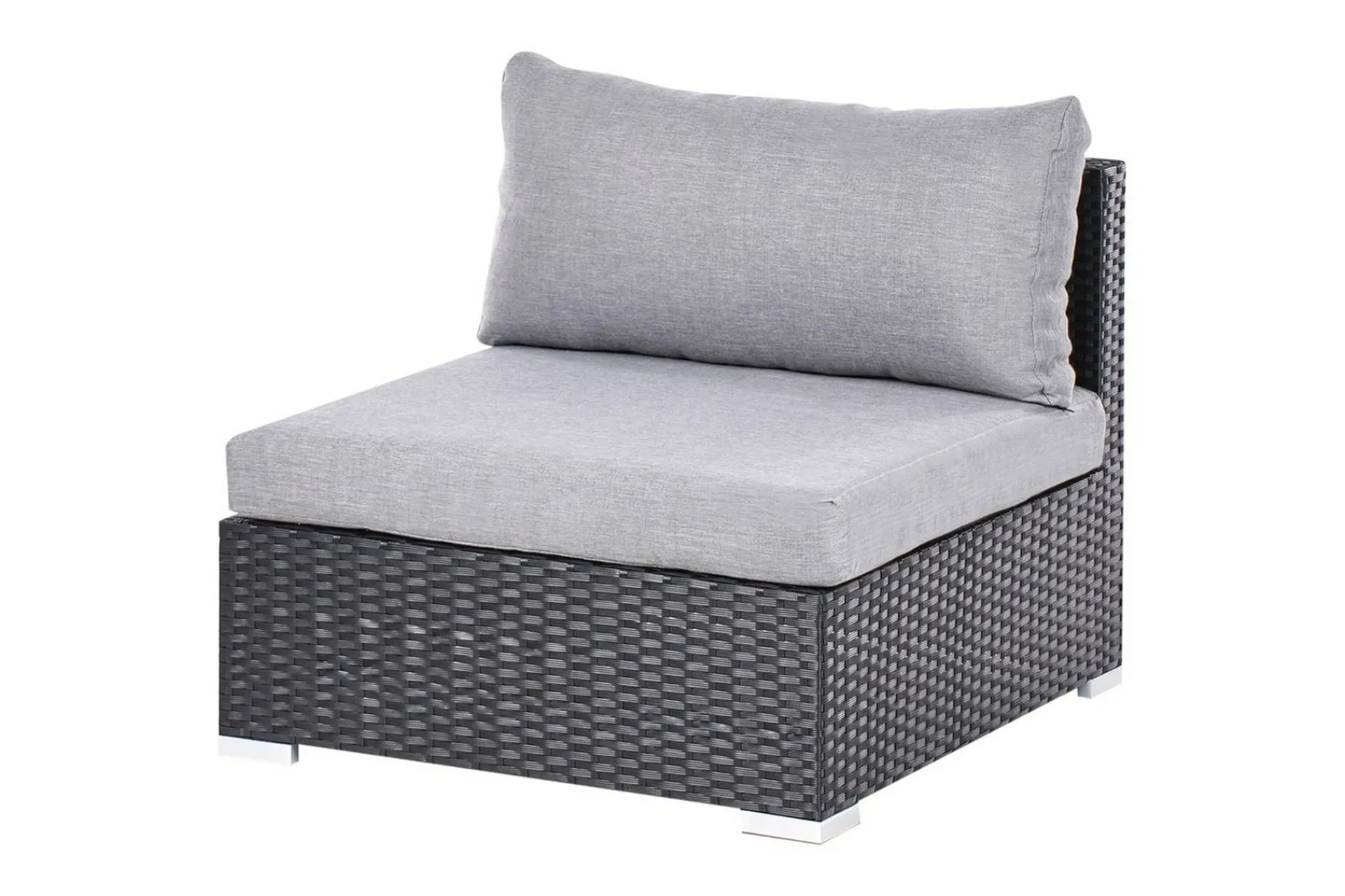 Loungesett|Loungesett-Hagehjørnesofa Sano Svart,Grey