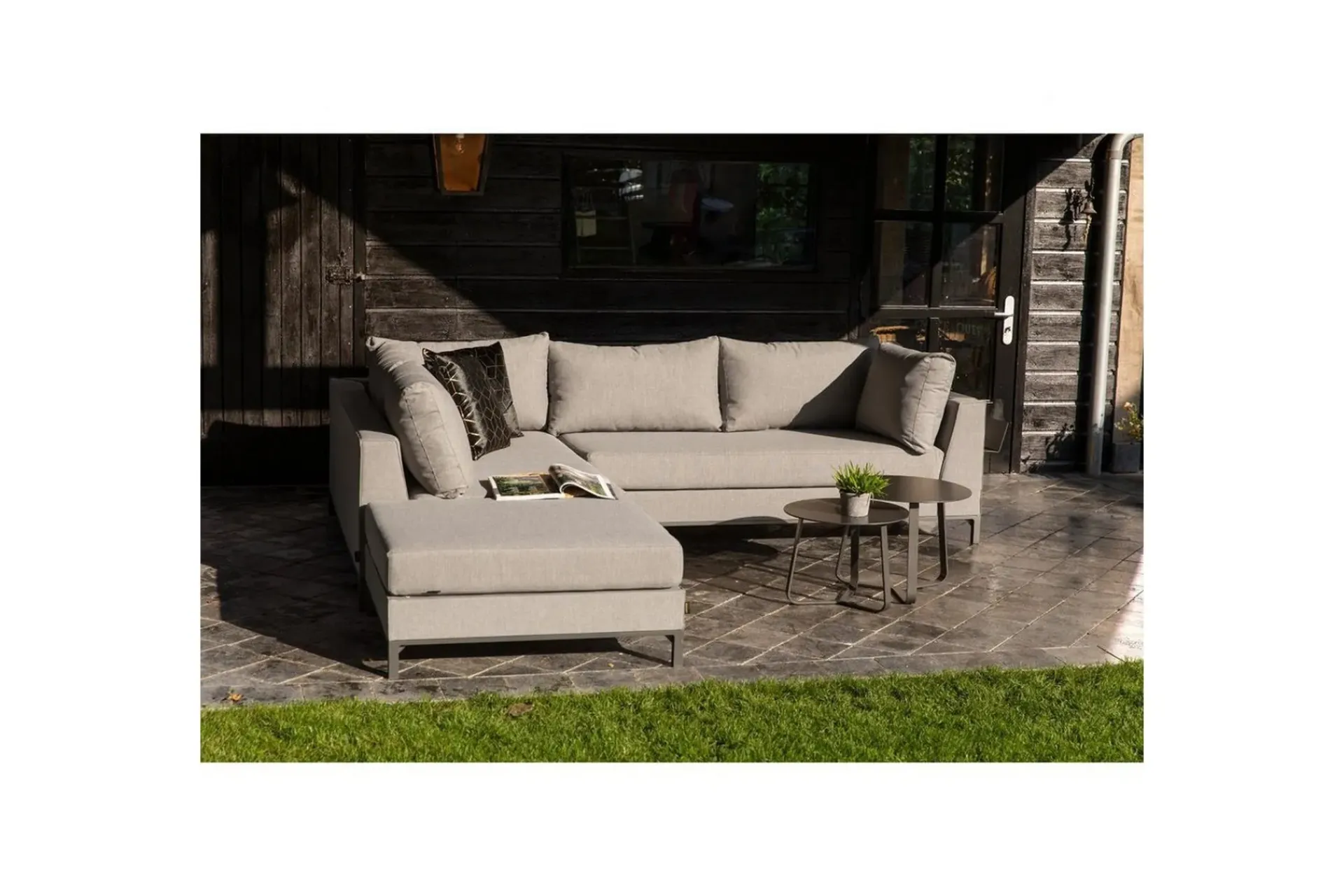 WOOOD Lounge Sofa|Lounge Sofa-Hageloungesett Sicilië Taupe