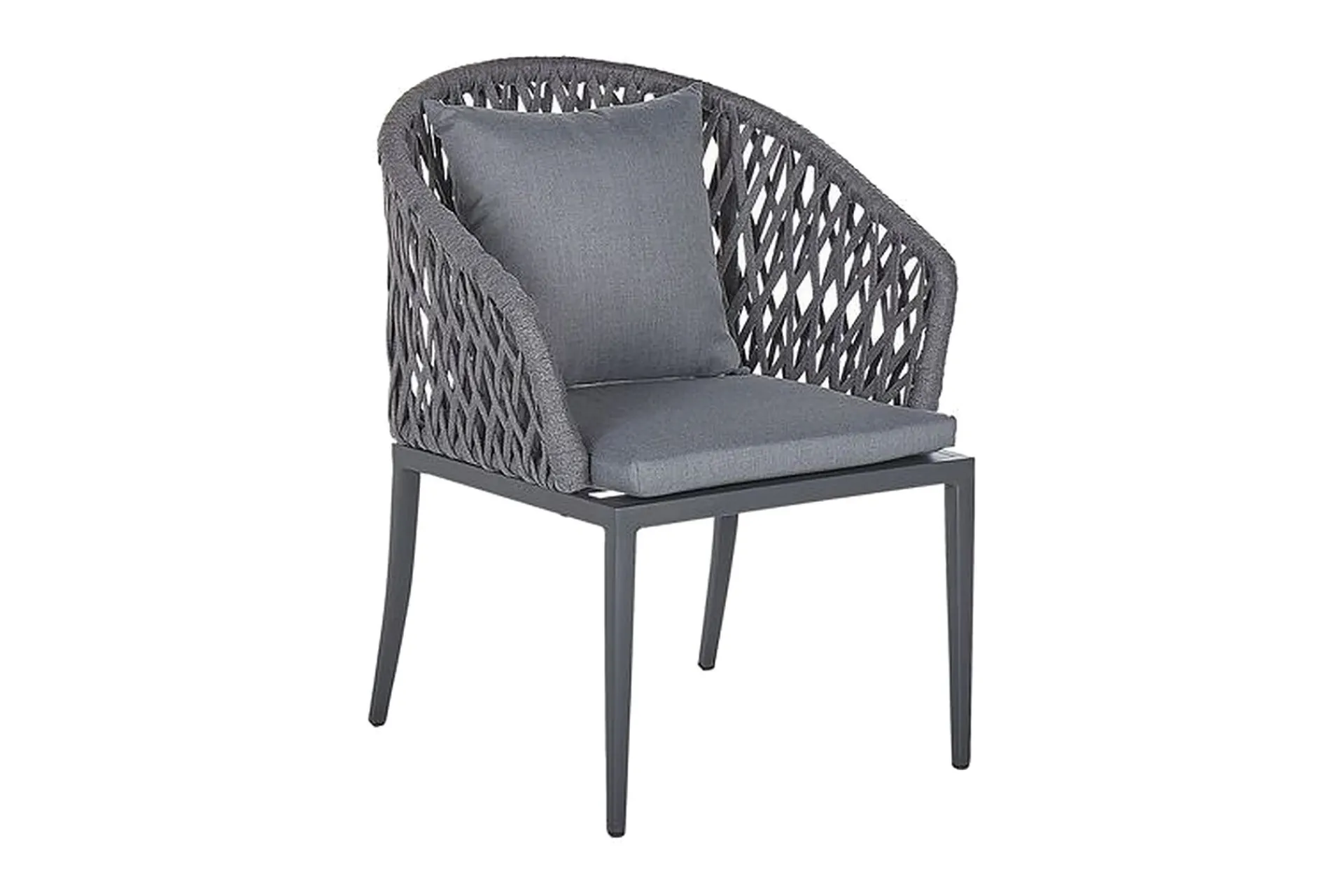 Spisegrupper Hage-Hagemøbelsett aluminium grå LIPARI Grey