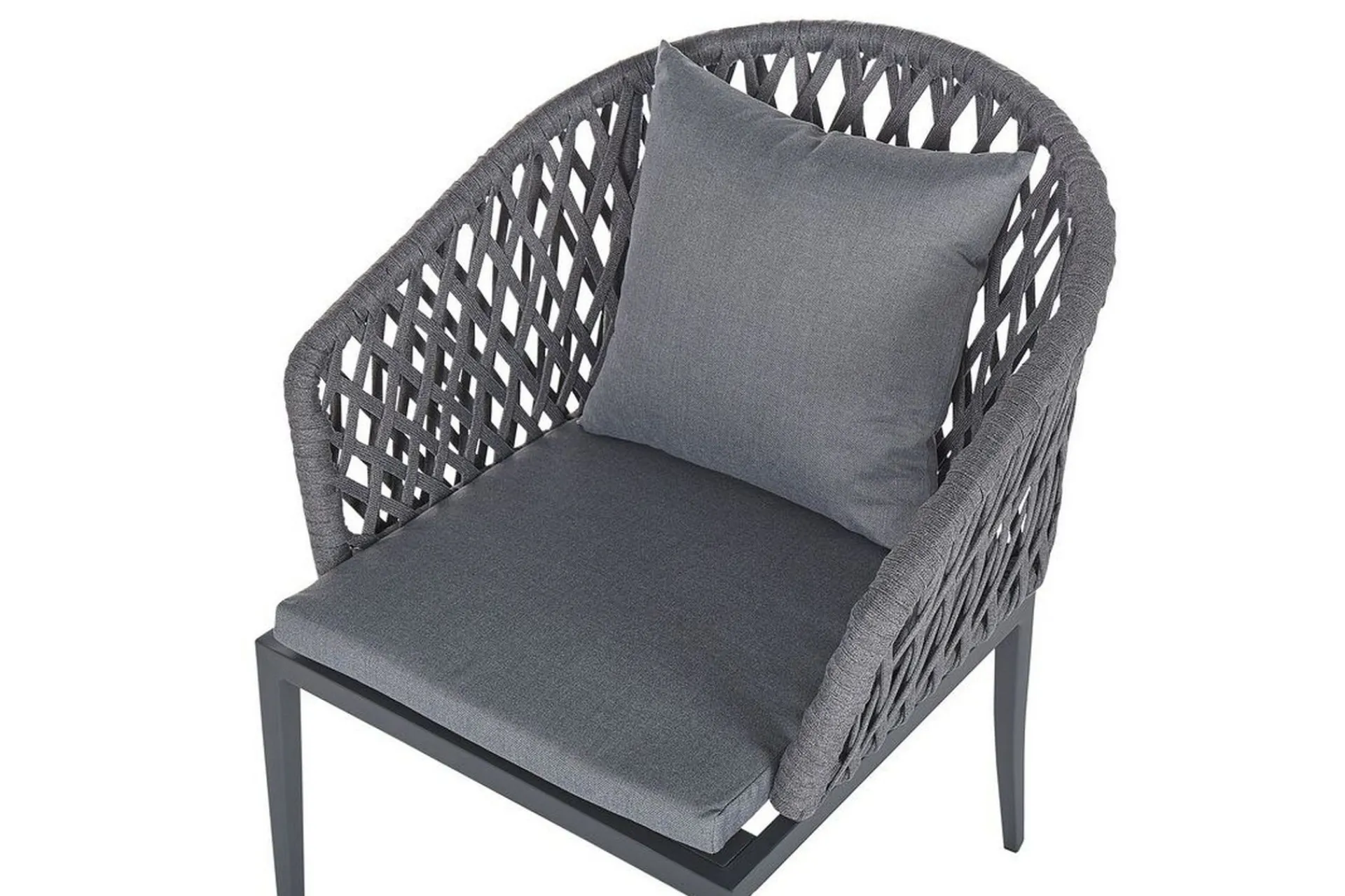 Spisegrupper Hage-Hagemøbelsett aluminium grå LIPARI Grey