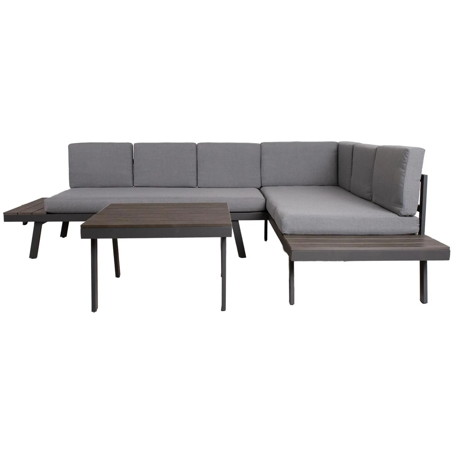 Hagemøbelsett HOME4YOU Delgado hjørnesofa og bord