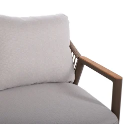 Hagemøbelsett HOME4YOU Delia bord, sofa og 2 stoler