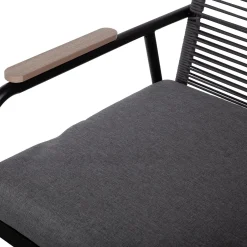 Hagemøbelsett HOME4YOU Macos bord, sofa og 2 stoler
