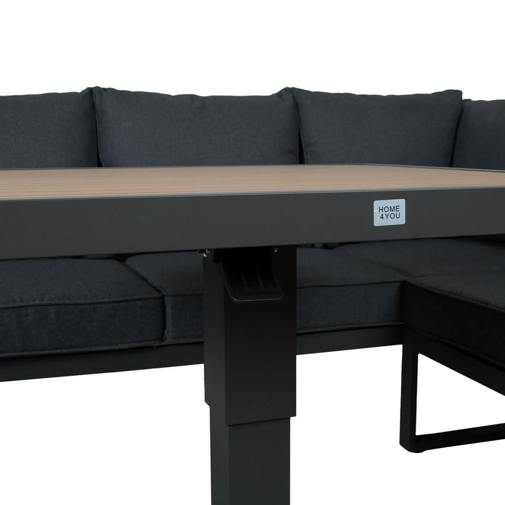 Hagemøbelsett HOME4YOU Parker Grey 4 deler