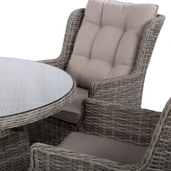 Hagemøbelsett HOME4YOU Trento bord og 4 stoler