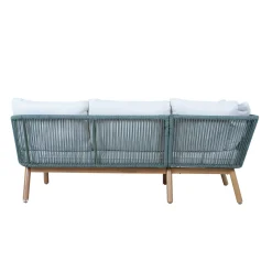 Hagemøbelsett HOME4YOU Tuxedo hjørnesofa og 2 bord