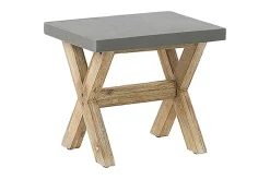 Cafesett|Balkonggrupper-Hagesett med bord og 4 krakker¸ 90 cmOLBIA Grey