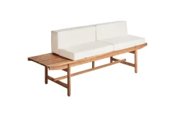 Loungesett|Loungesett-Hagesofagruppe 4-seters Giaveno Brun,Hvit