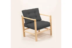 Lounge Sofa|Lounge Sofa-Hagesofa med 1 sete Hue Antrasitt Antracit