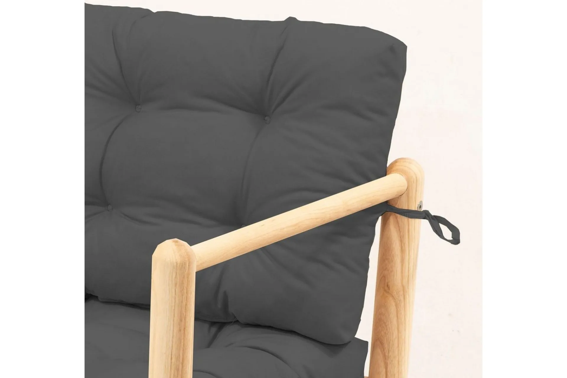 Lounge Sofa|Lounge Sofa-Hagesofa med 2 seter Hue Antrasitt Grey