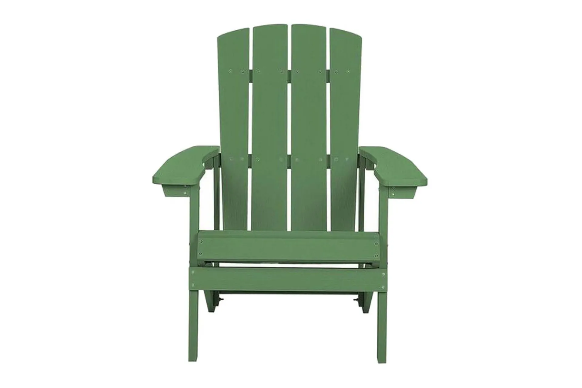 Solstoler-Hagestol med fotskammel ADIRONDACK Grønn