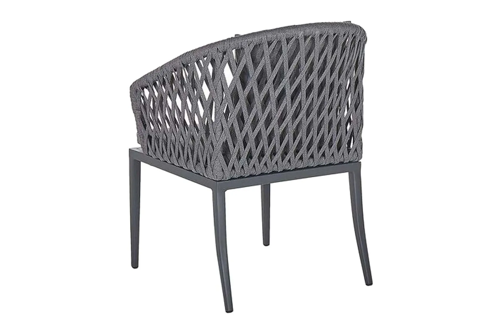 Balkongstoler|Balkongmøbler-Hagestol 2 stk aluminium grå LIPARI Grey