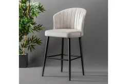 Barmøbler-Halie Barkrakk Cream,Svart