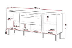 Hammarstrand Kommode 181 cm