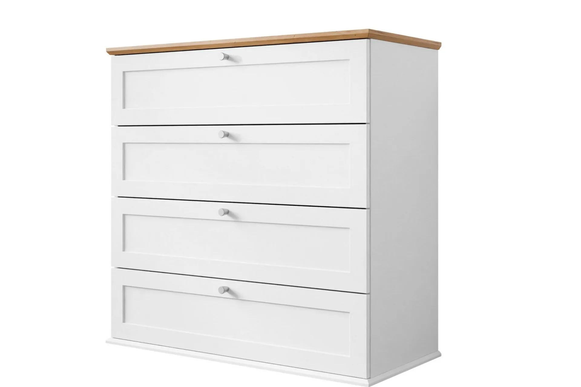Entrekommode|Kommode-Hammerdal Kommode 92 cm Hvit,Eik